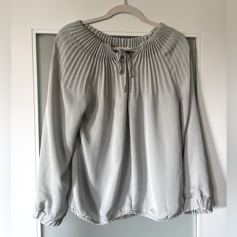 Pale grey Diane Von Furstenberg blouse